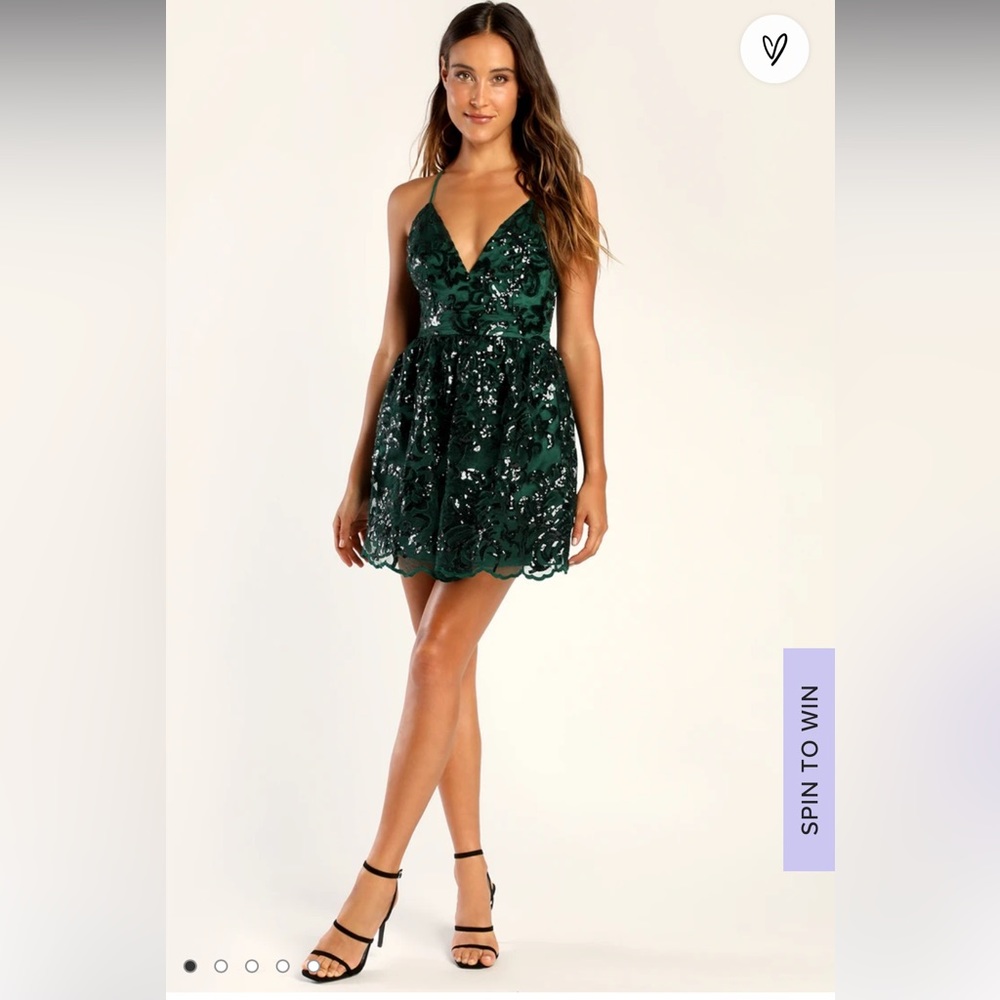 Green Mini Dress